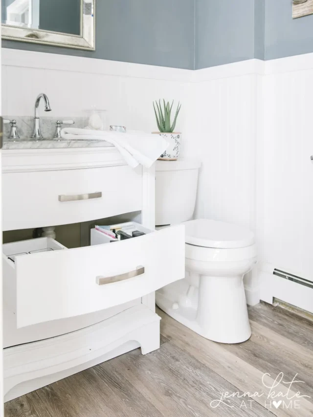 How to Organize Bathroom Cabinets & Drawers Story
