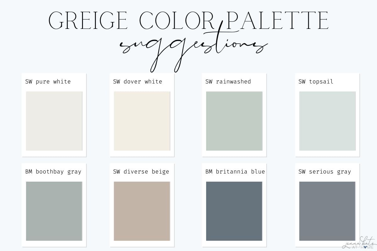 greige color palette suggestions 