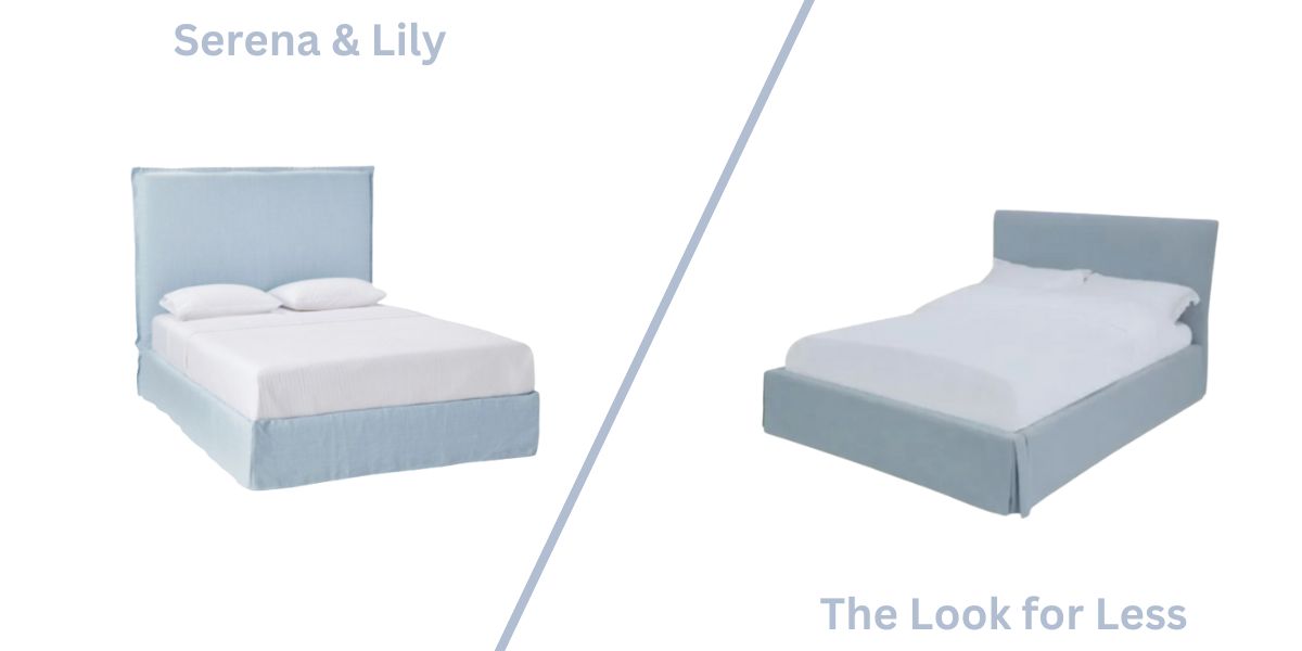 Beach house bed versus the look for less