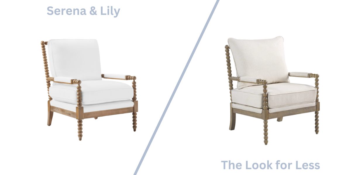 Beckett chair versus the look for less