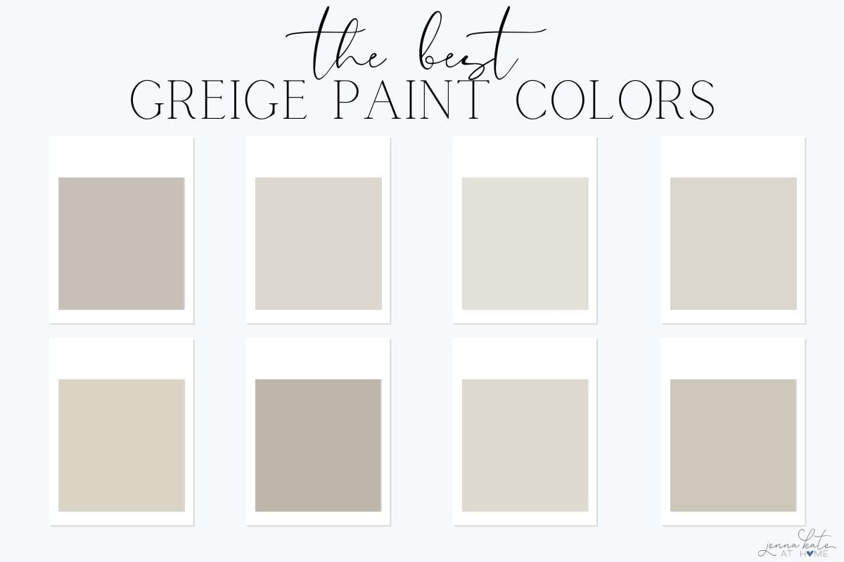 header image for the best greige paint colors