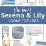 serena & lily look for less pin image