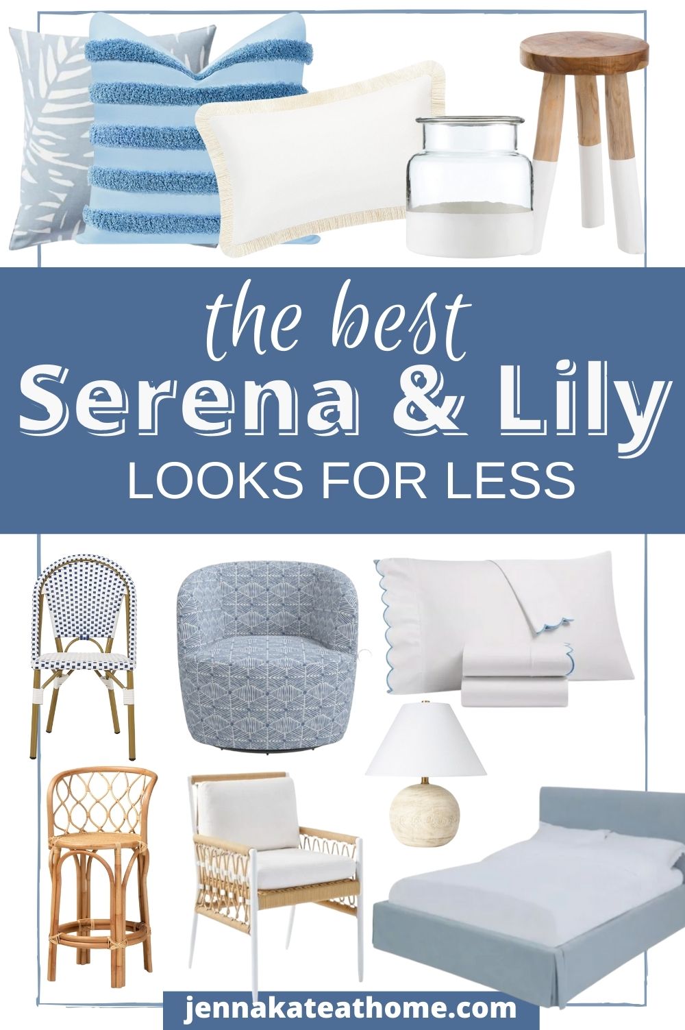 serena & lily look for less pin image