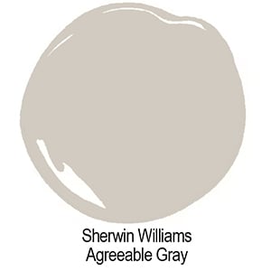 swatch of sherwin williams Agreeable Gray