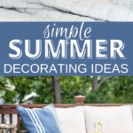 summer decorating ideas pin image