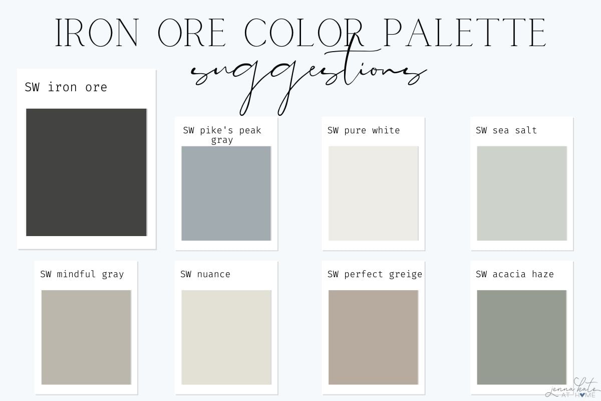 iron ore color palette suggestions