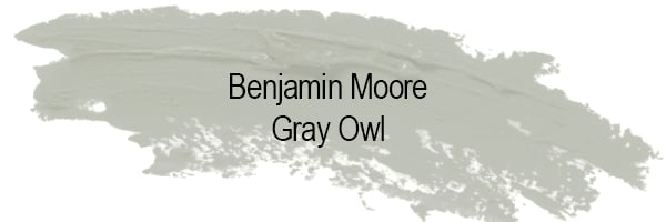 a swatch of benjamin moore gray owl