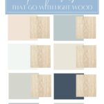 paint colors that go with light wood pin image