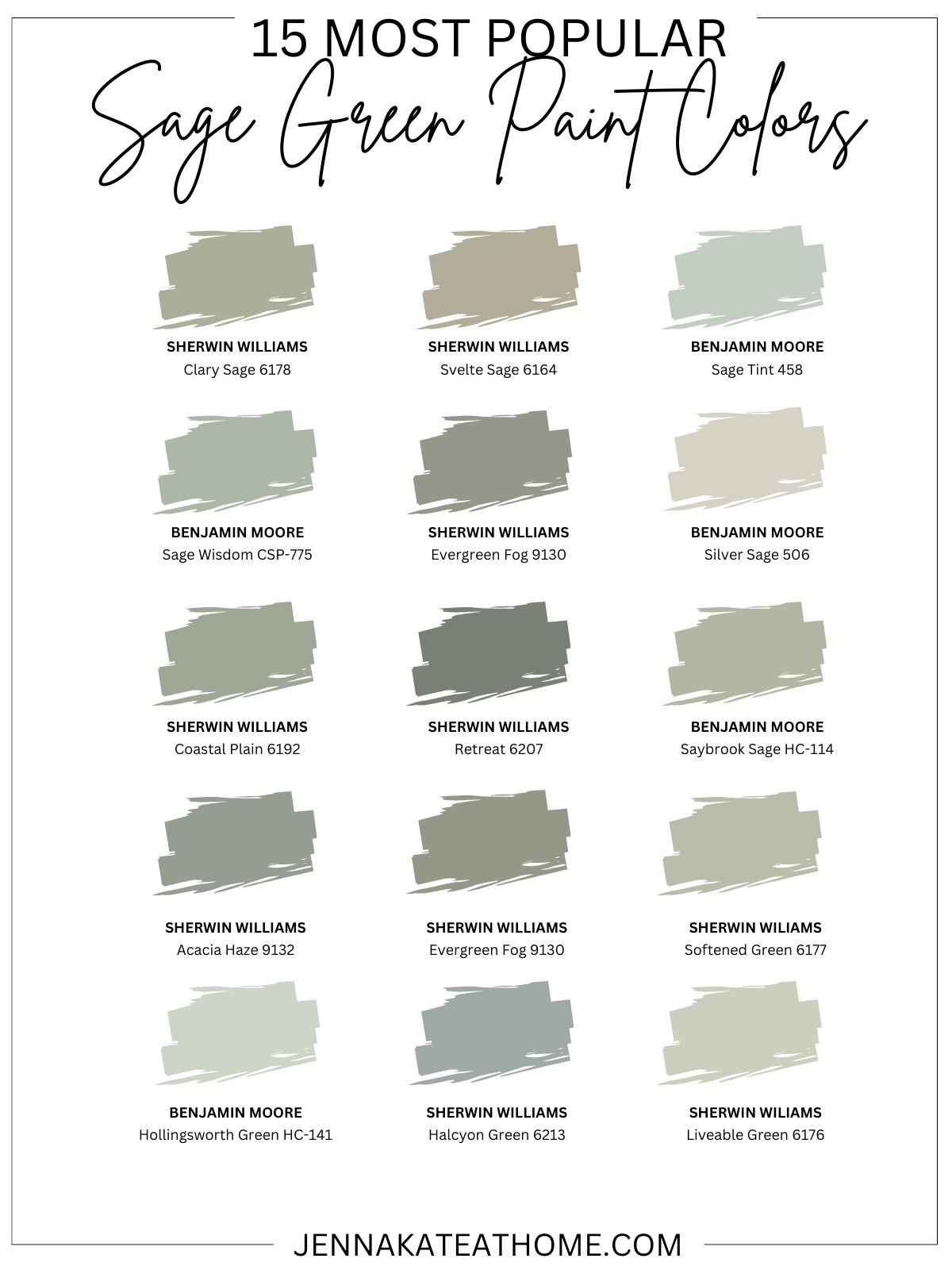 The Best Sage Green Paint Colors 