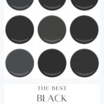 best black paint colors pin image