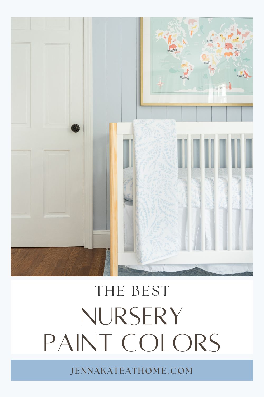 best nursery paint colors pin image