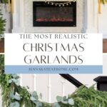 most realistic christmas garland pin