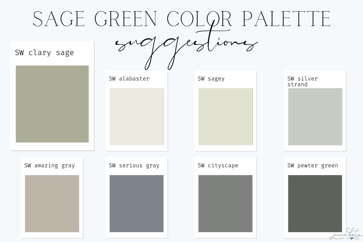 sage green color palette suggestions
