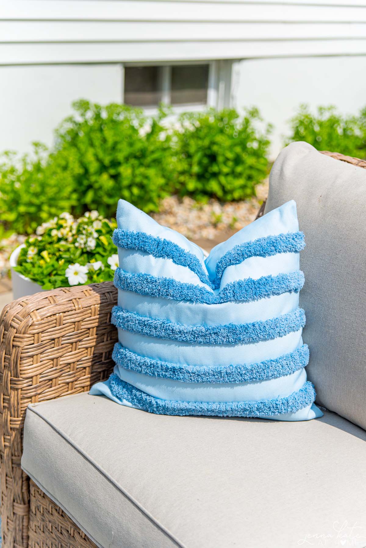 cuesta pillow look for less on an outdoor couch