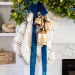 bells hung over Christmas stockings