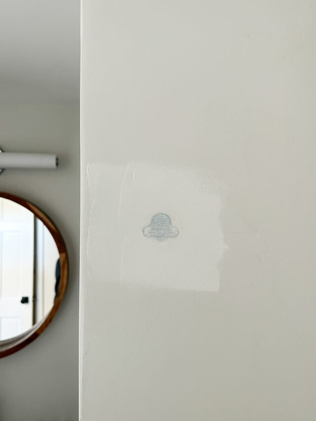 The Easiest Way to Quickly Fix a Hole in the Wall - Jenna Kate at Home