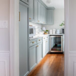 BM boothbay gray cabinets