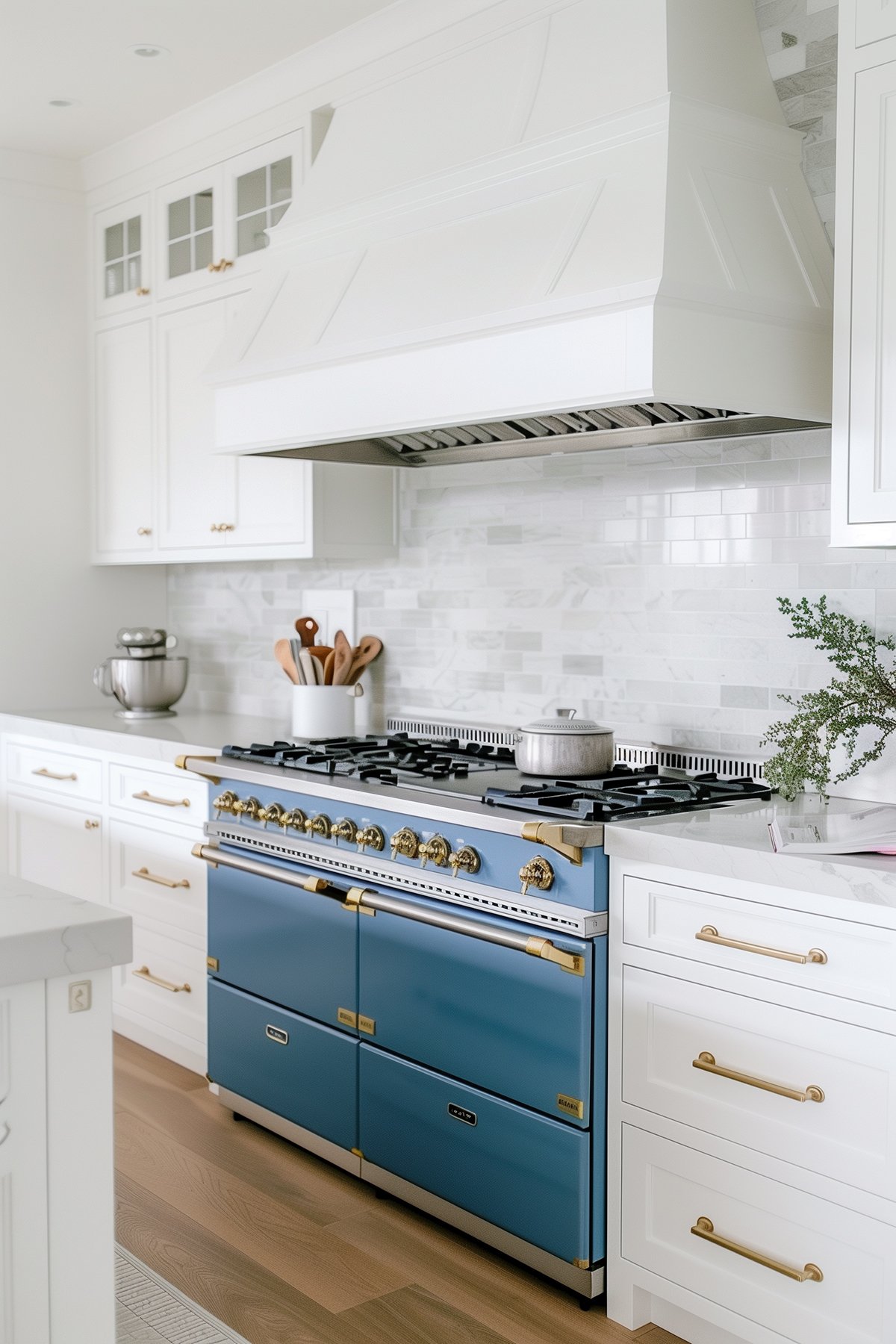 11 Ways to Add Color to a White Kitchen