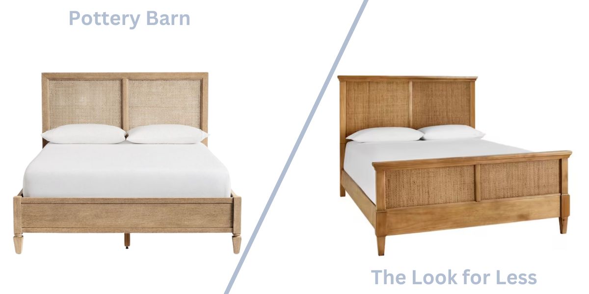 sausalito bed vs the look for less version