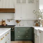 two tone kitchen cabinets.